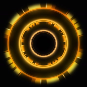 金色隧道穿梭 通道 舞台背景 