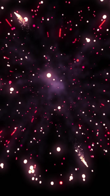 竖版高清烟花粒子绽放04