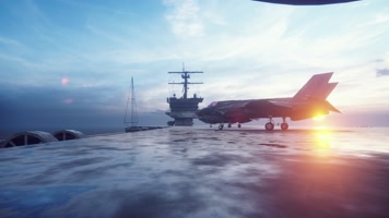 航母上的战斗机