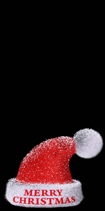  圣诞老人帽子落下 