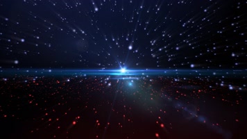 绚丽红色背景 红蓝色光效  