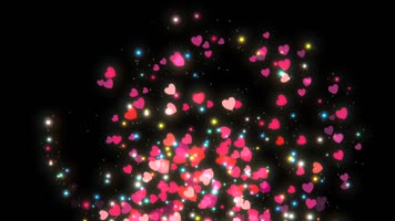 唯美卡通星星粒子 梦幻星星 