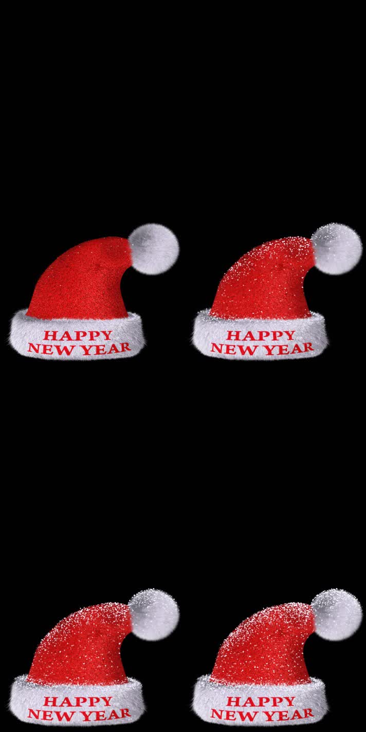  圣诞老人帽子落下 