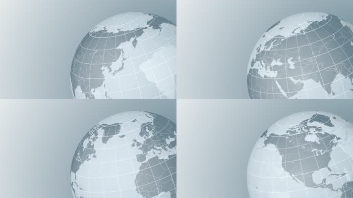 数字地球 旋转地球 全球市场 