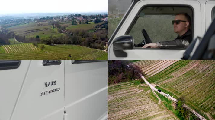 名流品味，奔驰吉普车