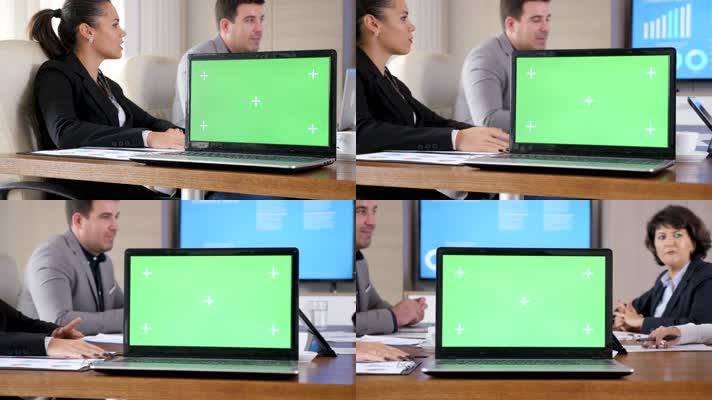 笔记本电脑屏幕抠像 4K视频