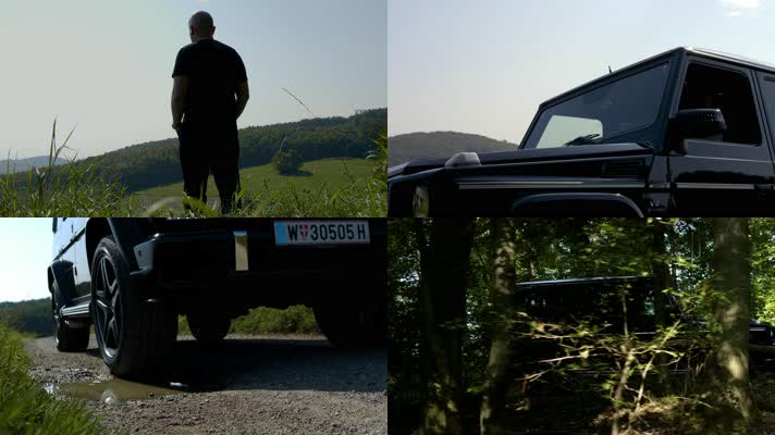 名流品味，奔驰吉普车