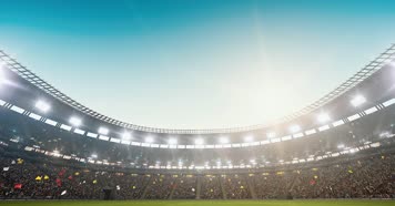 大气足球场 三维动画体育场