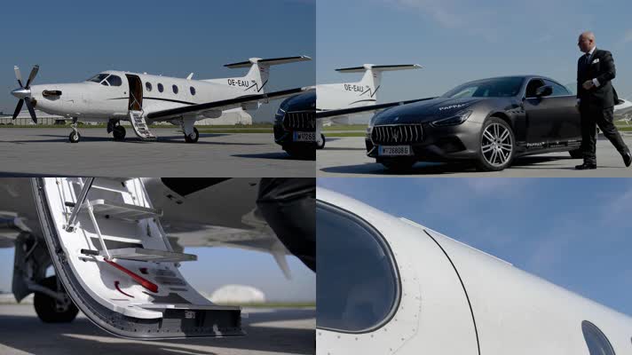 私人飞机，富豪成功人士商务