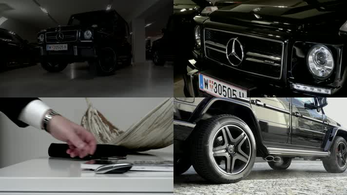 名流品味，奔驰吉普车