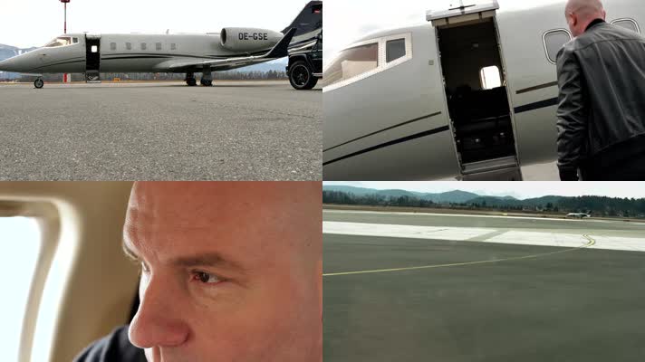 私人飞机，富豪成功人士商务