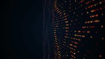 几何数字 装饰图形 数字流 