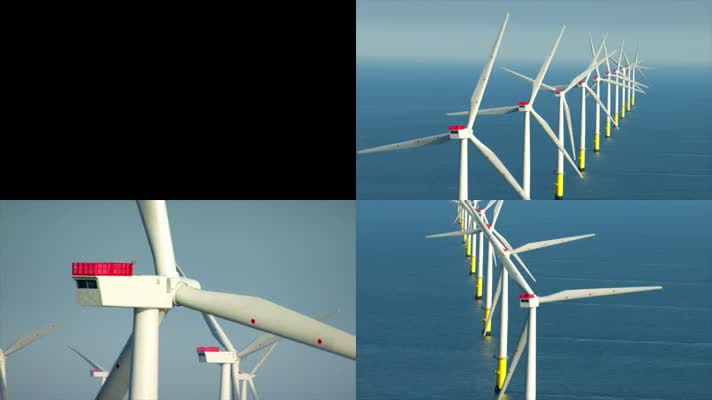 风车 风力发电 海上风力发电 清洁能源