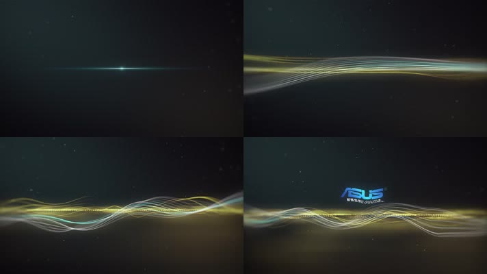 波浪线条LOGO演绎 