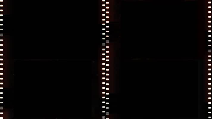 老电影胶片滚动带透明通道