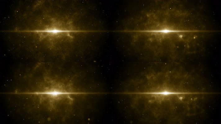 【4K】金色星空粒子