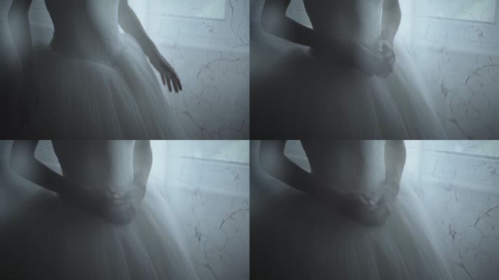 女性舞蹈演员的手