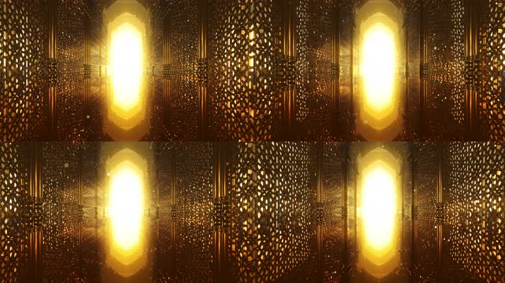 斋月节之夜动画背景视频