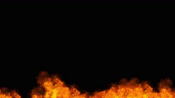 火焰燃烧 循环通道 4K视频