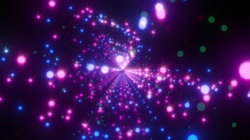 4K超炫霓虹粒子视频背景