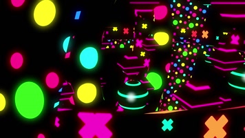 时尚 万花筒 舞台背景  