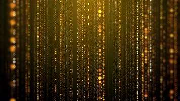 金色粒子 金色光线  