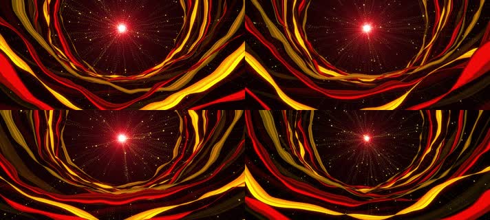 炫丽舞台彩带背景-13