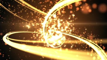 绚丽光效条纹火焰粒子logo特效标志AE模板