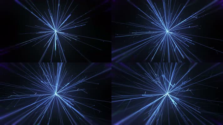 爆炸的粒子光线