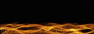 金色粒子海洋-alpha透明通道