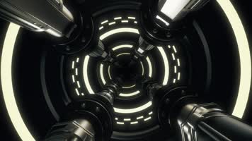 紫色灯光的隧道 紫色灯光的隧道