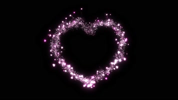 荧光爱心02-透明通道 荧光爱心02-透明通道