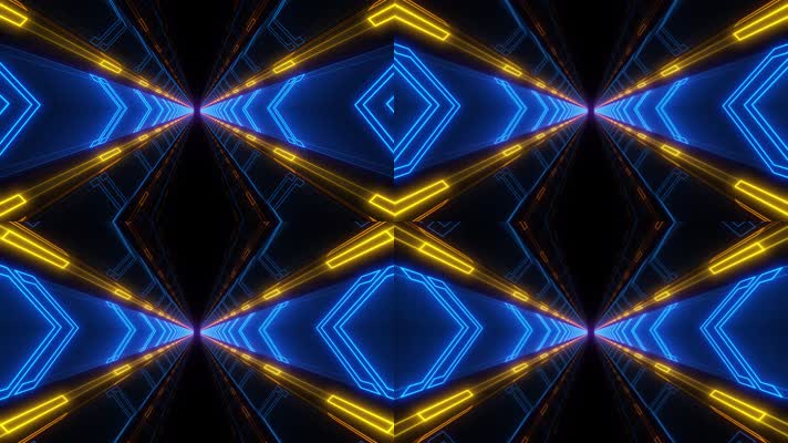 【4K】科技时空穿梭视频