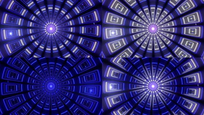 圆形闪耀迪斯科舞台背景