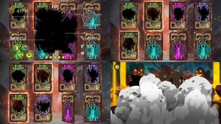 游戏广告-卡牌展示