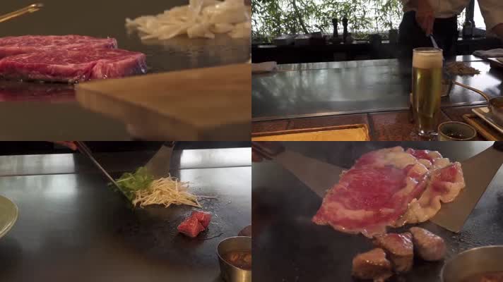 日本料理铁板烧美食