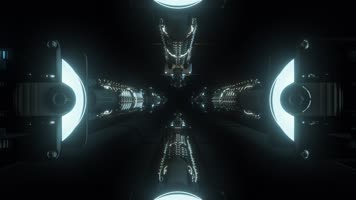 科技灯光的隧道 科技灯光的隧道