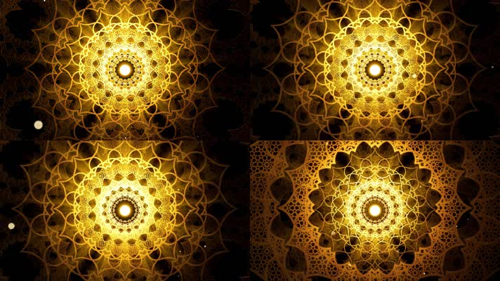 唯美太阳花万花筒