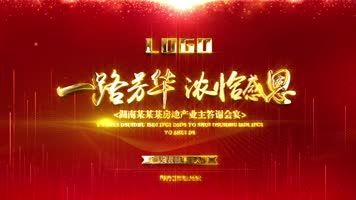 唯美华丽年会舞台背景AE模板