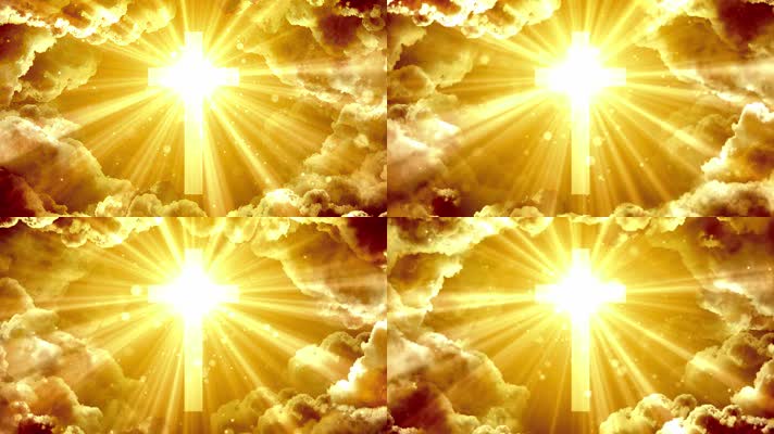 十字架 天堂光芒  