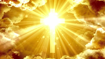 十字架 天堂光芒  