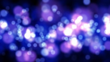 蓝色星光粒子光斑