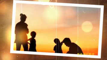 会声会影X8感恩通用写真相册视频模板