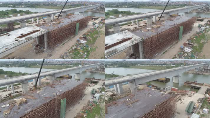修路修桥钢结构施工现场PPP项目工程