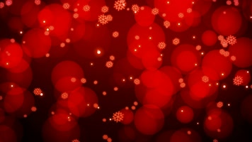 中国红雪花背景