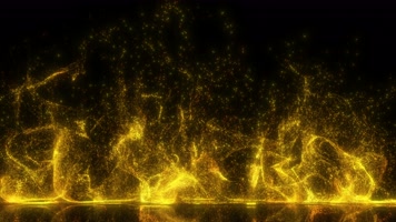 金色粒子上升背景