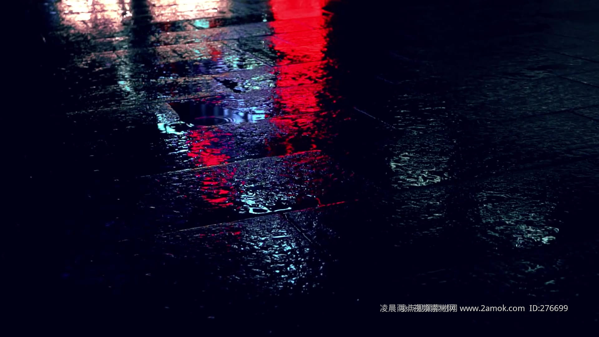 城市雨景，小巷胡同，夜雨雨夜视频素材,延时摄影视频素材下载,高清3840X2024视频素材下载,凌点视频素材网,编号:509436