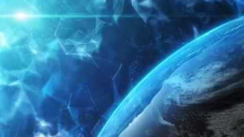 抽象粒子地球背景