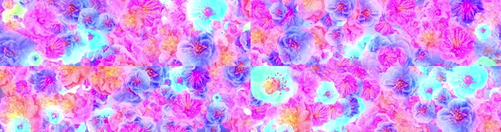 4K唯美梅花全息背景