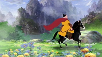 古代战争 二维动画 骑马打仗 将军视频 素材